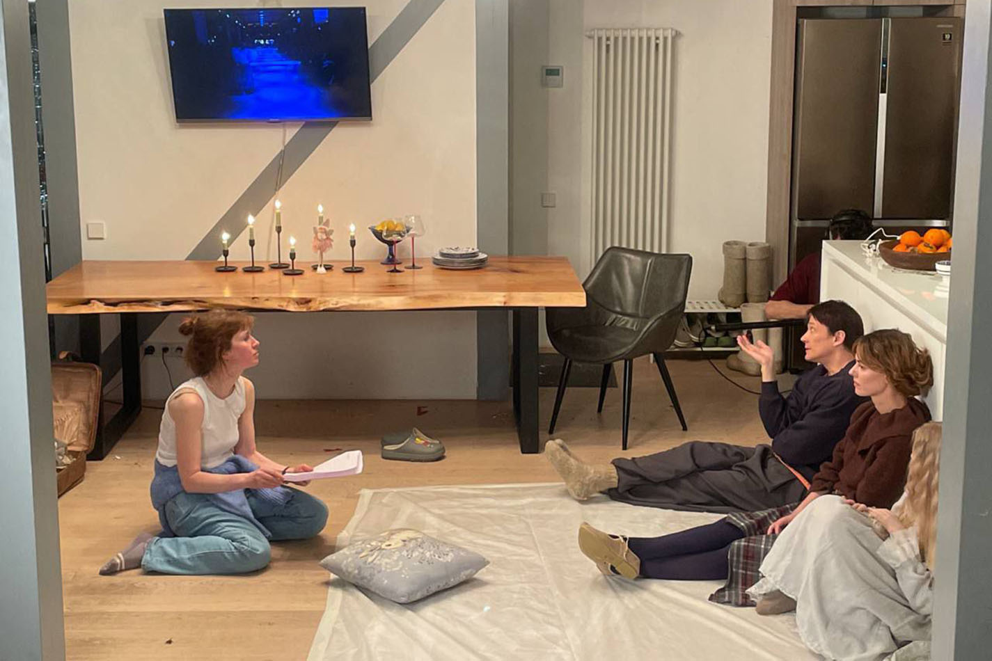 Ольга Добромыслова, Сергей&nbsp;Гилев и&nbsp;Лянка&nbsp;Грыу