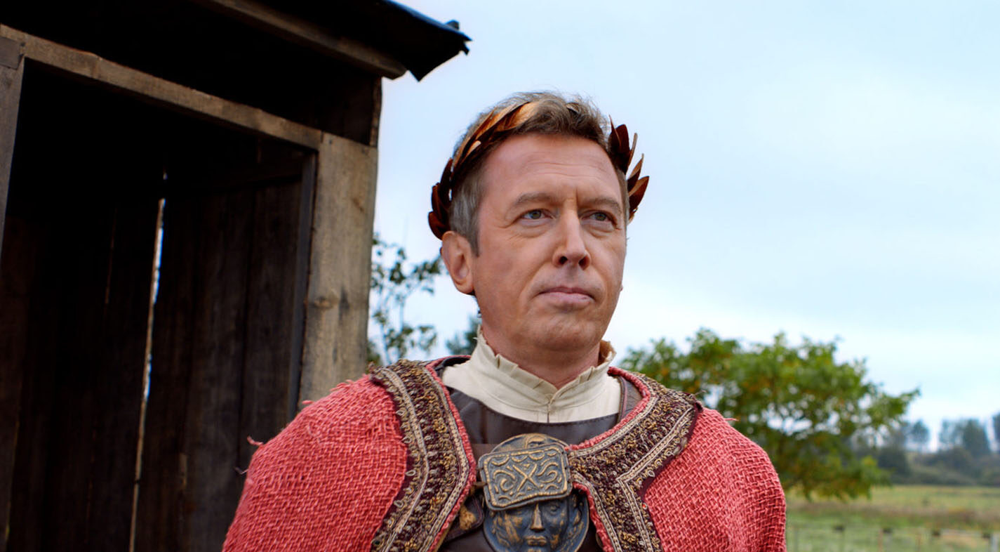 Михаил Трухин в роли римского императора в сериале «Цезарь»