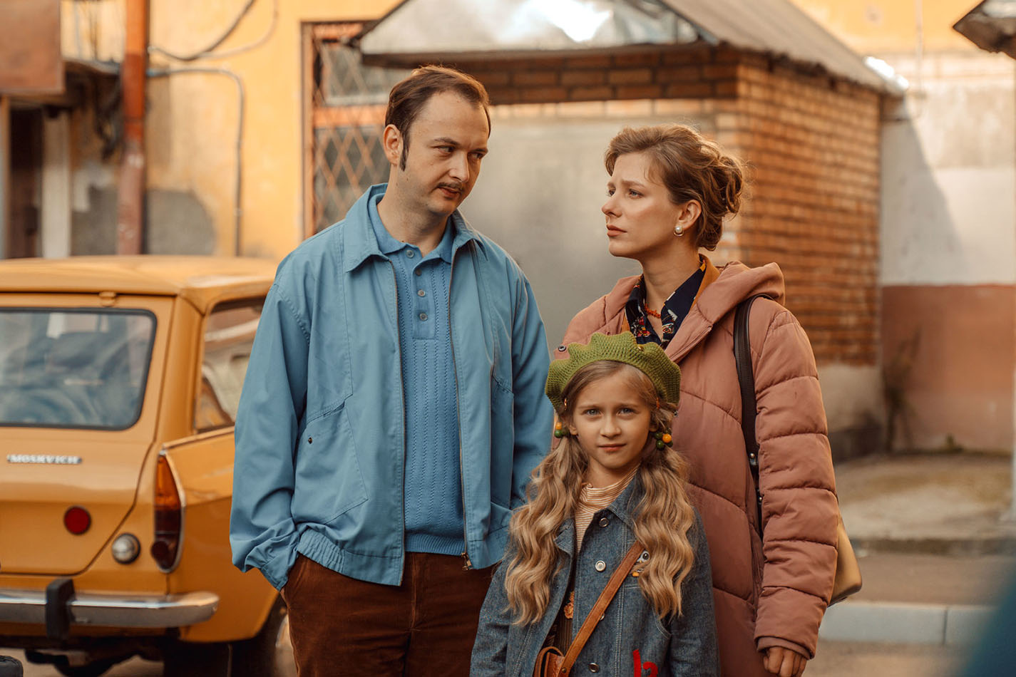 Алексей Золотовицкий и Елизавета Арзамасова с дочерью