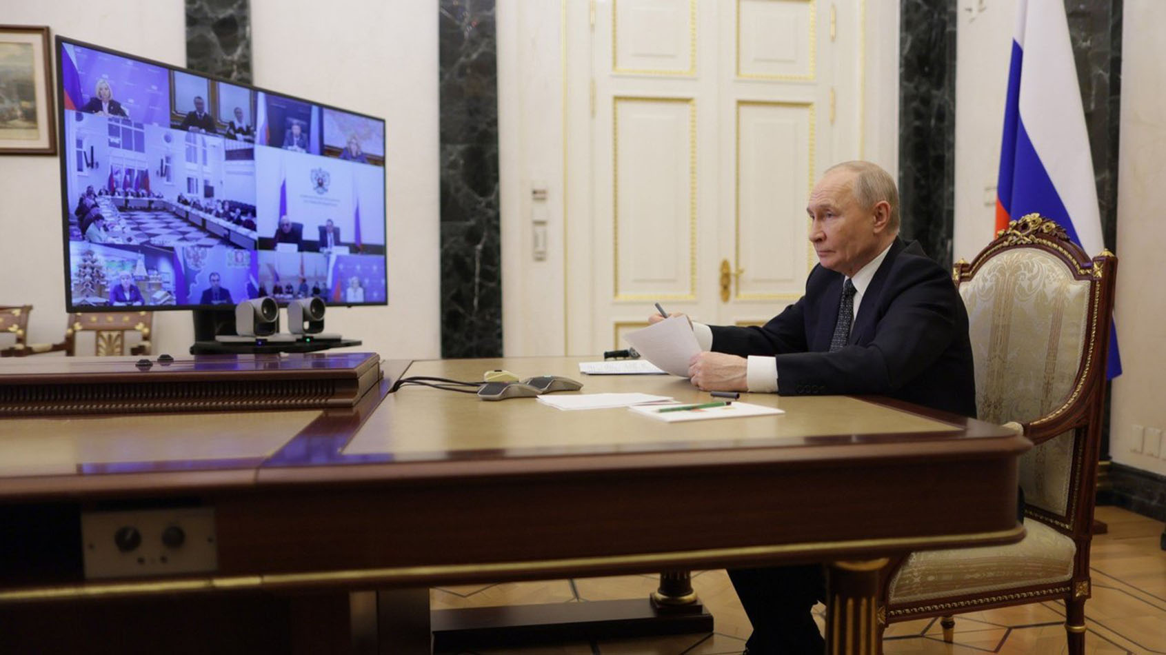 Владимир Путин на заседании Совета по культуре