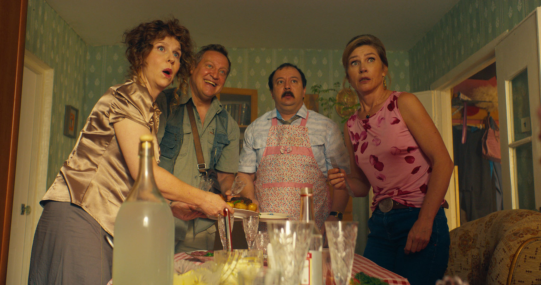 Агриппина Стеклова, Андрей Полищук, Денис Пьянов и Светлана Камынина