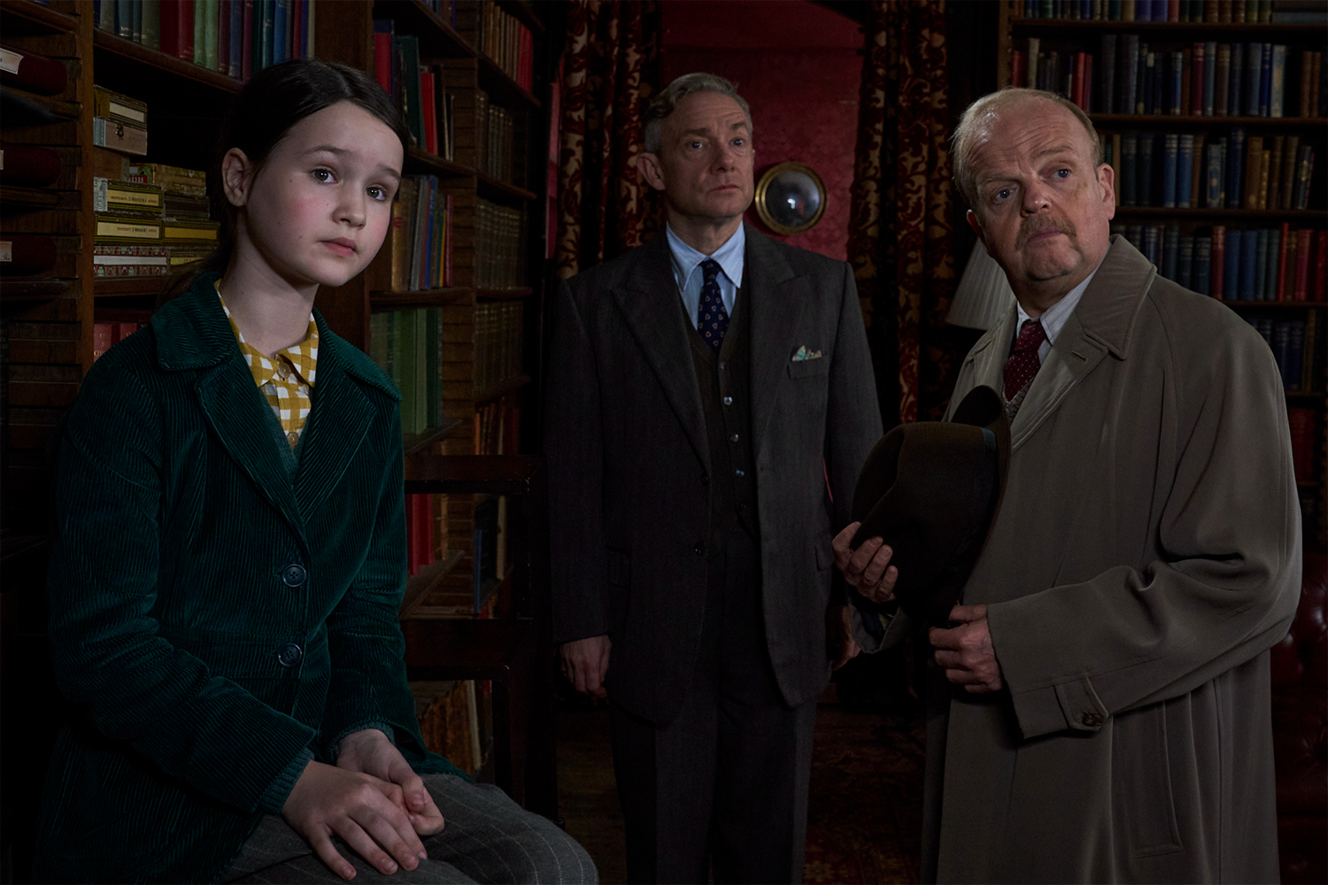 Молли Райт, Мартин Фриман и Тоби Джонс