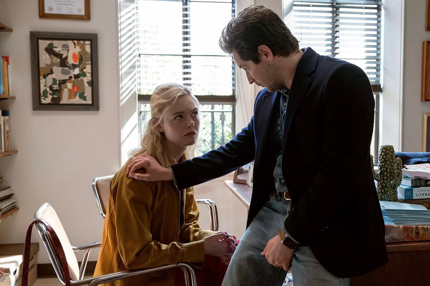 Эль Фаннинг и Майкл Ангарано