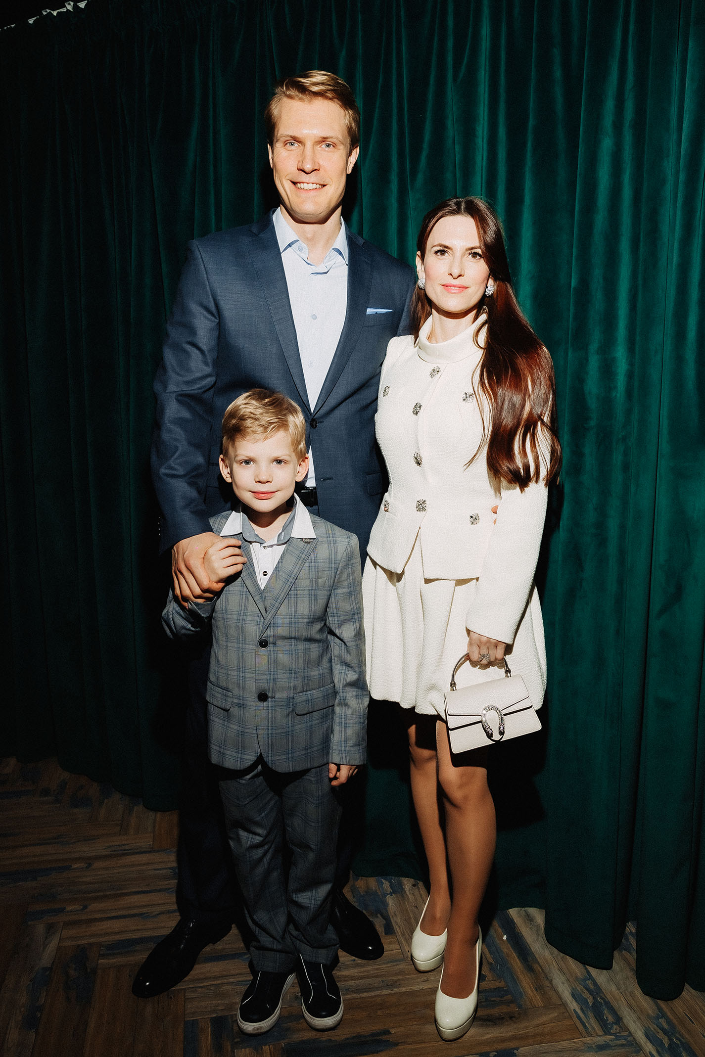 Кирилл Зайцев с женой и сыном