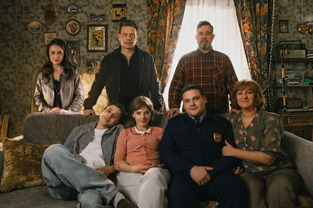 Кадр со съемок сериала «Гудовы»
