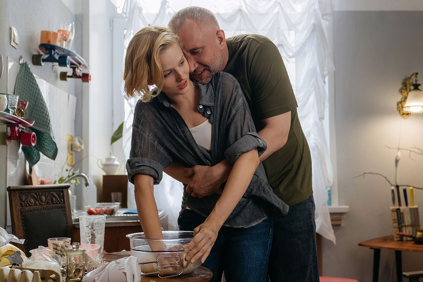 Александра Бортич и Юрий Быков