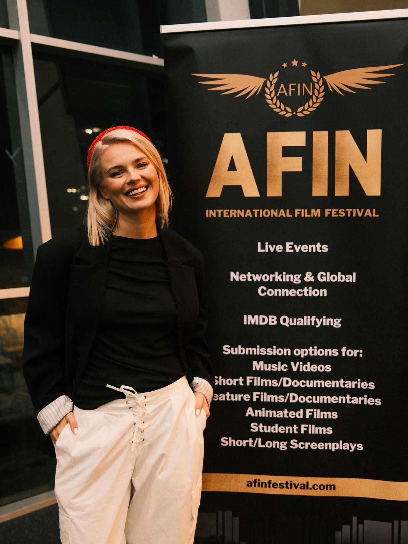 Дарья Лебедева на AFIN Film Festival